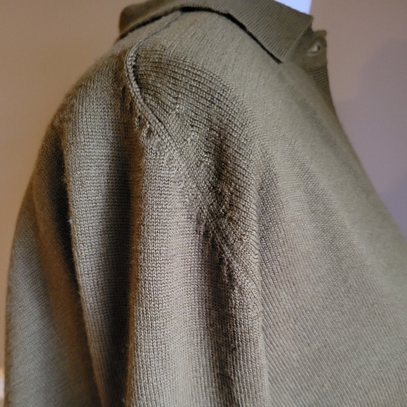 Lord & Taylor Green Pullover Sweater Large - Picture 4 of 10